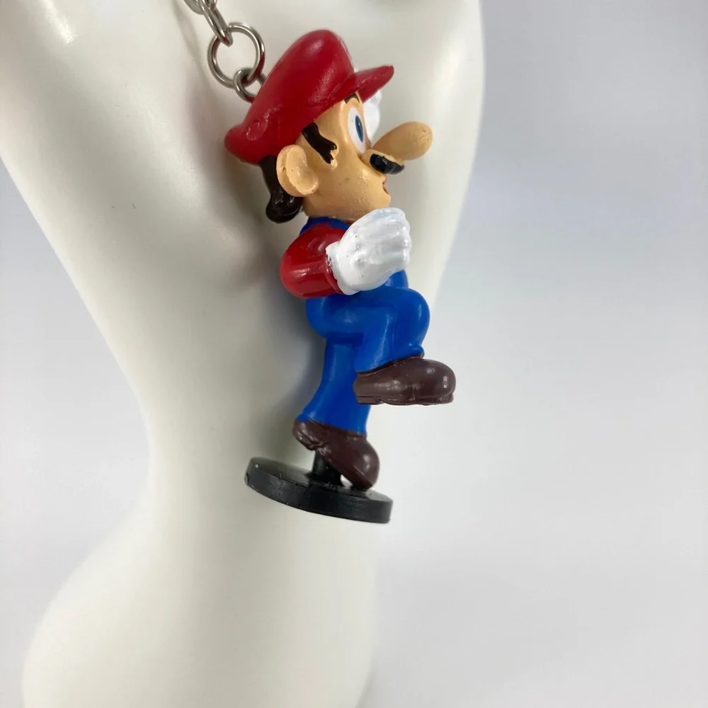 Host Pick! Super Mario Action Figure Key Ring Nintendo 2007 2.5